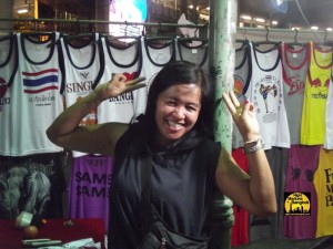 Having fun at Siam night Market